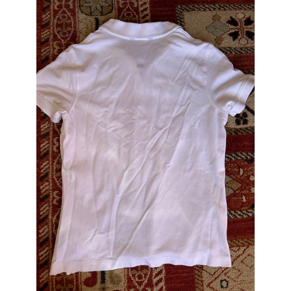 Brooks Brothers supima cotton White Polo Shirt Short Sleeve Collared Tee preppy - Picture 3 of 14